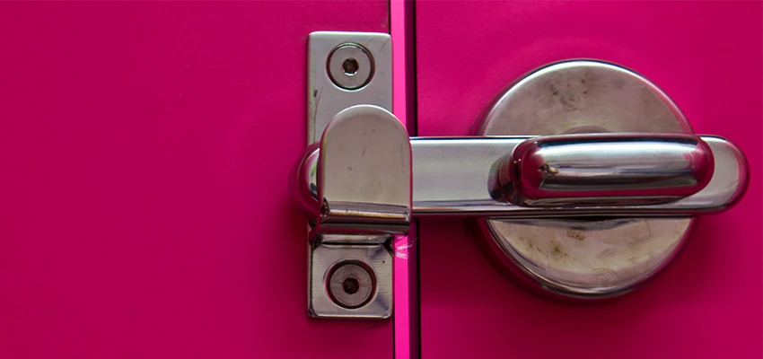 Childproof Gate Lock in August, California